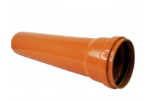 110mmx3Mtr SS Pipe UG Terracotta- SPUT0001