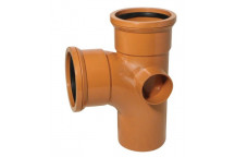 110mm DS Equal Junction UG Terracotta SPUT0010