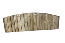 Bowtop Closeboard Fence Panel 0.6m