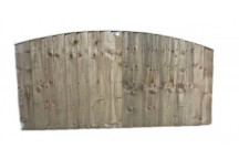 Bowtop Closeboard Fence Panel 0.9m