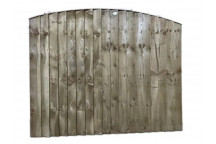 Bowtop Closeboard Fence Panel 1.5m