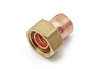 Endfeed straight tap connector 15mm x 1/2\"