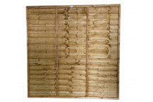Waney Lap Fence Panel 1.8m