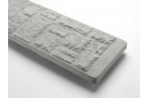Concrete Gravel Board - Rock Faced