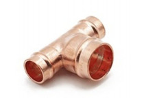 Solder ring reduced tee 15 x 15 x 22mm