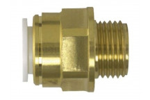 Speedfit Brass Coupler 15mmx1/2\" Male BSPT