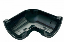 Half Round 90Â° Angle Black- RWHRA90B