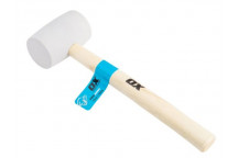 OX Pro White Rubber Mallet - 16oz / 450g