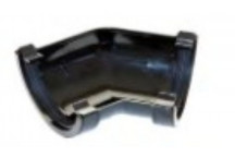 Half Round 135Â° Angle Black- RWHRA135B