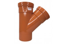45Â° DS Equal Junction 110mm UG Terracotta- SPUT0014