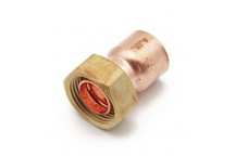 Endfeed straight tap connector 22mm x 3/4\"