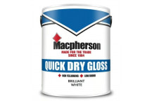 Macpherson Gloss Quick Dry Paint Brilliant White - 2.5L
