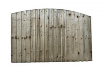 Bowtop Closeboard Fence Panel 1.2m