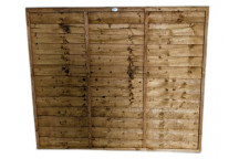 Waney Lap Fence Panel 1.5m