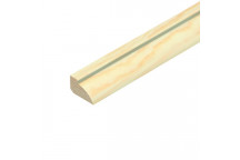 Pine Glass Bead 15mm x 9mm x 2.4m TM572