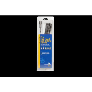 Carpenters Mate PRO Hex Head Screws 190mm (10pk)