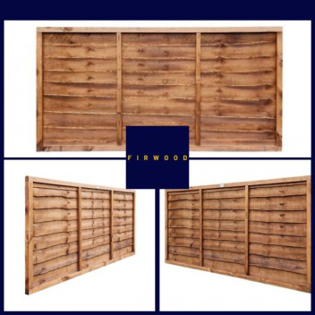 Grange Superior Lap 0.9m Pressure Treated Brown