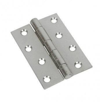 GatePro 451 Strong Butt Hinges BZP 3\"