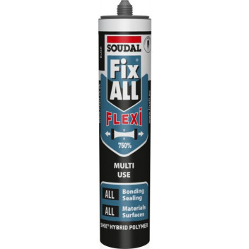 290ml Fix All Flexi Multi Purpose SMX Sealant/Adhesive Black