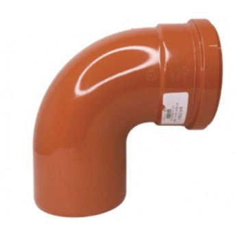87.5Â° SS Bend UG 110mm Terracotta- SPUT0004