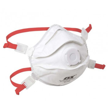 OX S312 FFP3V NR Moulded Valved Cup Respirator
