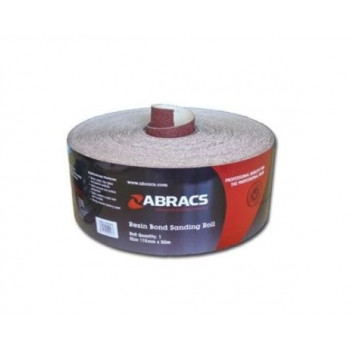 Abracs Sandpaper Roll 120 Grit 115mm x 5m