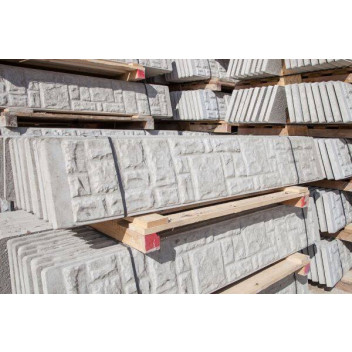 Concrete Gravel Board - Rock Faced