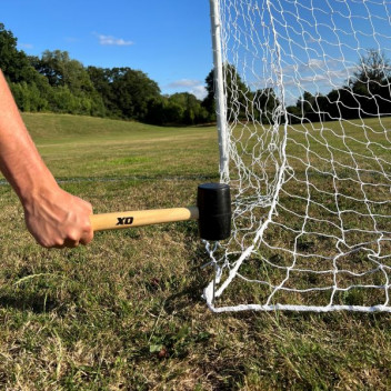 OX Trade Black Rubber Mallet - 24oz / 680g