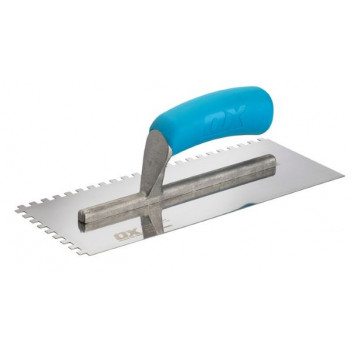 OX Trade Notched Stainless Steel Trowel - 6mm