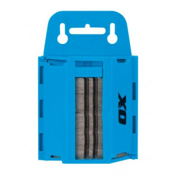 Ox Pro Heavy Duty Knife Blades & Dispenser 100pk
