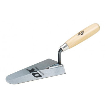 OX Trade Gauging Trowel - Wood Handle - 180mm / 7\"