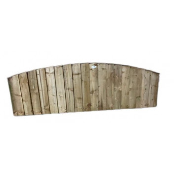 Bowtop Closeboard Fence Panel 0.6m