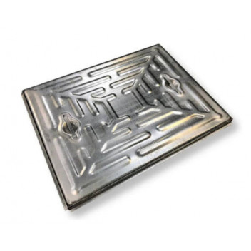Single Seal Solid Top Galvanised Manhole Cover - 2.5T