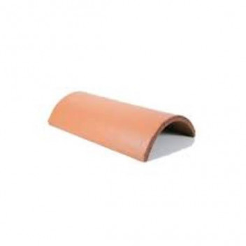 Breedon Half Round Ridge Tile - Antique Red