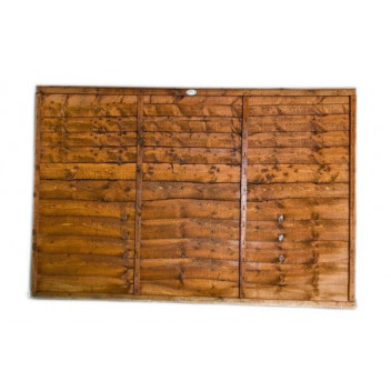 Waney Lap Fence Panel 1.2m