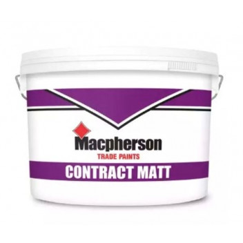 Macpherson Contract Matt Emulsion Brilliant White 10L