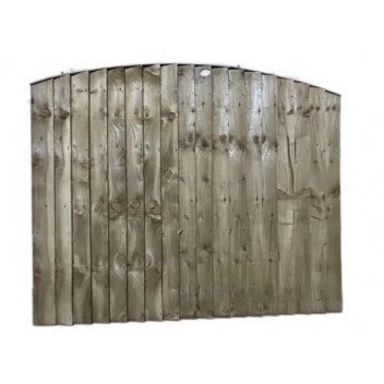 Bowtop Closeboard Fence Panel 1.5m