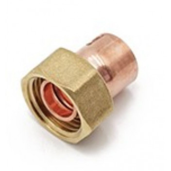 Endfeed straight tap connector 15mm x 1/2\"