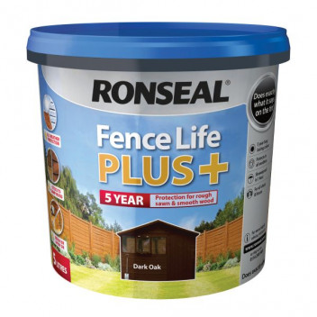 Ronseal Fence Life Plus 5L - Dark Oak