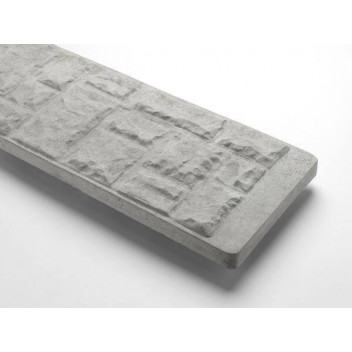 Concrete Gravel Board - Rock Faced
