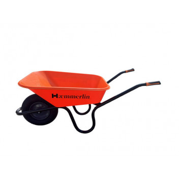 Haemmerlin 90L Heavy Duty Orange Wheelbarrow