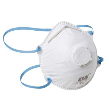 OX S212 FFP2V NR Moulded Valved Cup Respirator