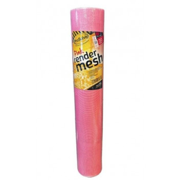 Pink 160GSM Alkali Resistant Render Mesh