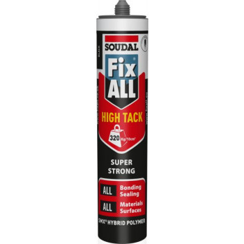 290ml Fix All High Tack Super Strong SMX Sealant/Adhesive Black