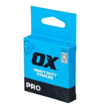 OX Pro Heavy Duty Staples - 6mm