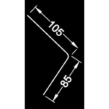 Cromar GRP Internal Raised Angle Trim