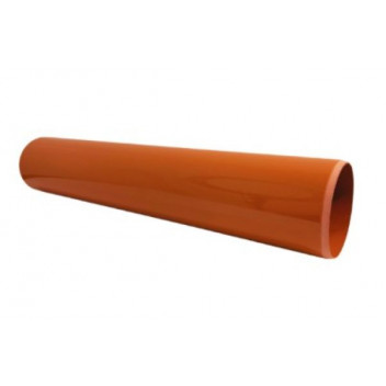 110mmx6Mtr Plain End Pipe UG Terracotta SSUT0002