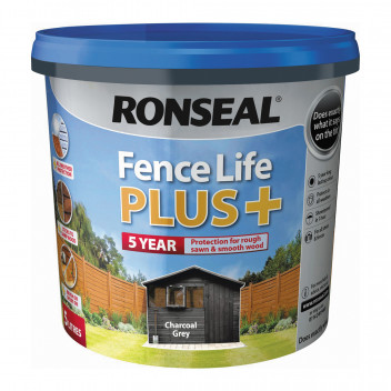 Ronseal Fence Life Plus 5L - Charcoal Grey