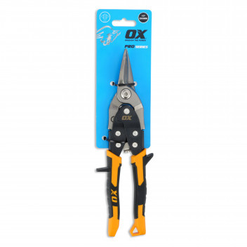 OX Pro Heavy Duty Aviation Snips - Straight Cut (Yellow)