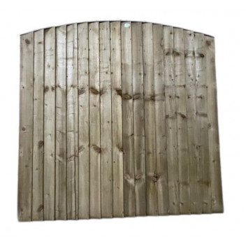 Bowtop Closeboard Fence Panel 1.8m